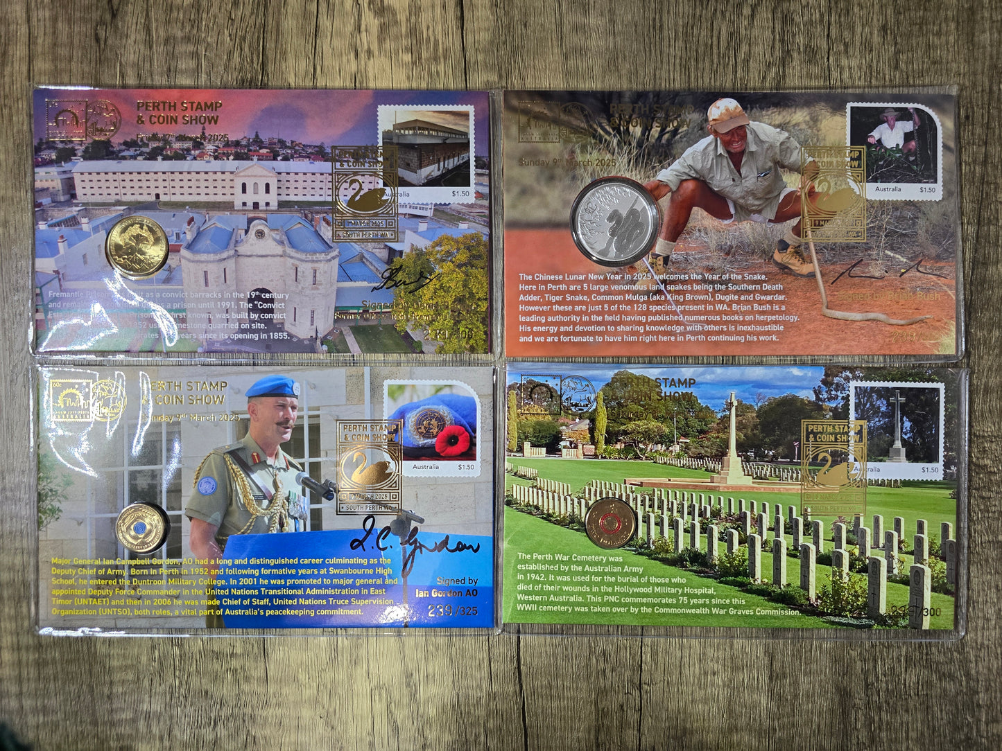 Perth Stamp and Coin Show 2025 PNC Set