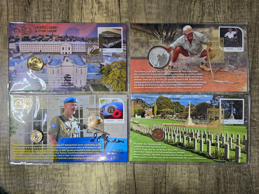 Perth Stamp and Coin Show 2025 PNC Set