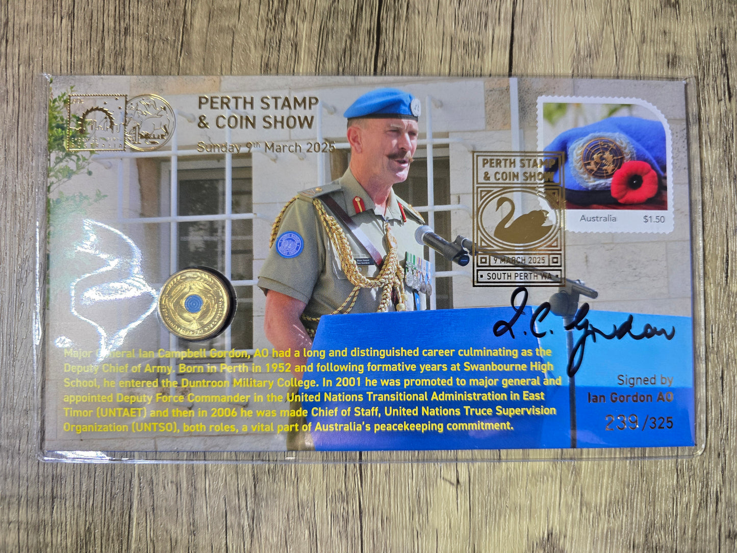 Perth Stamp and Coin Show 2025 PNC Set