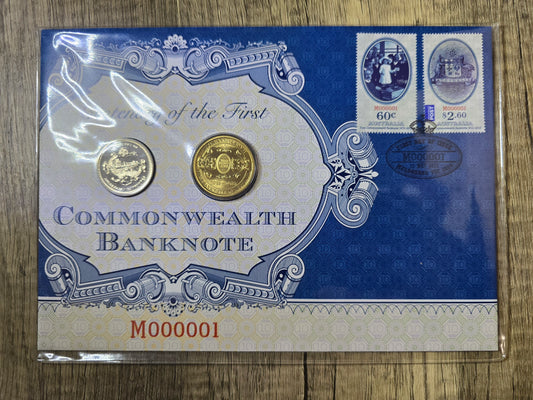 First Banknote Centenary PNC (2 coin)