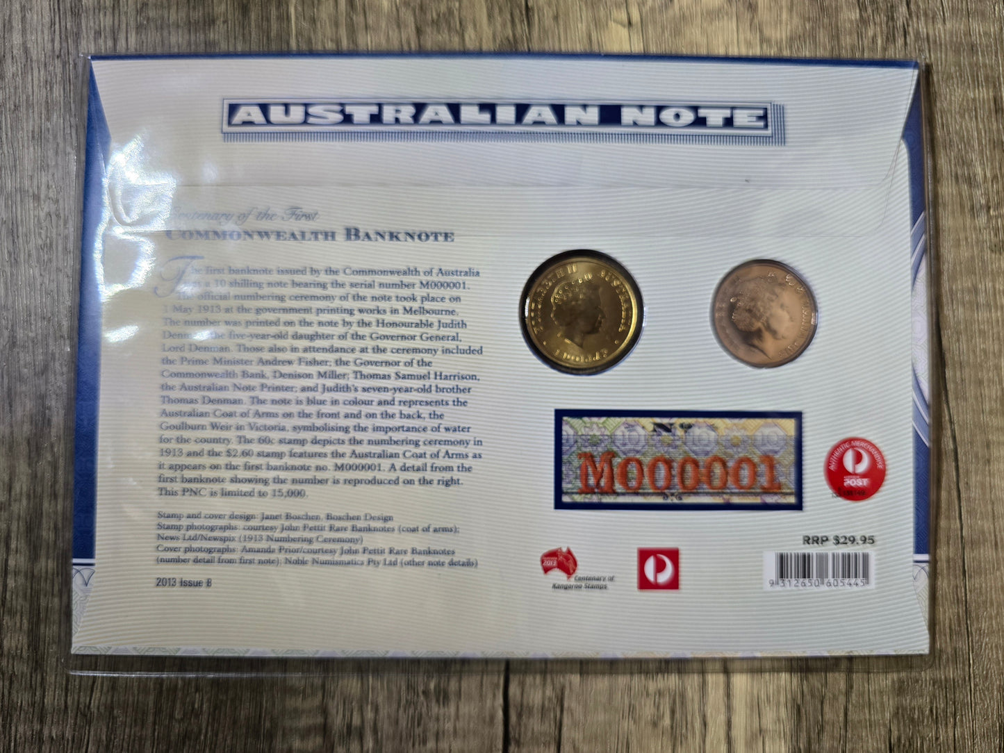 First Banknote Centenary PNC (2 coin)