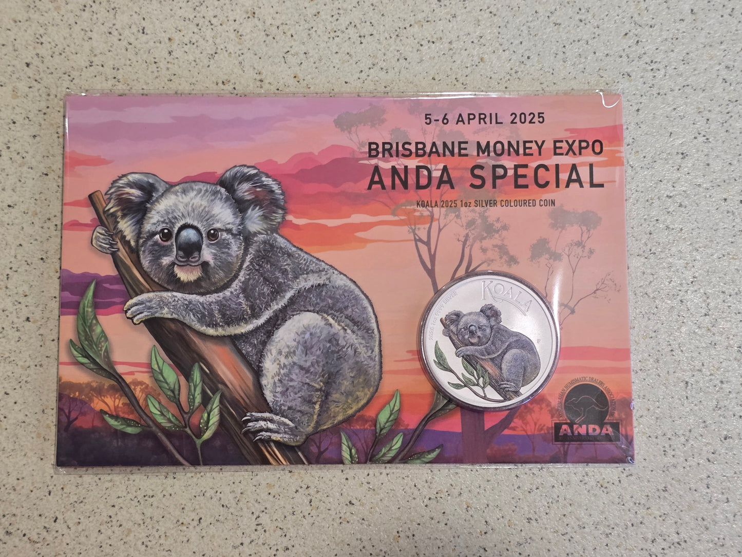 Coloured Koala 1oz ANDA Brisbane 2025
