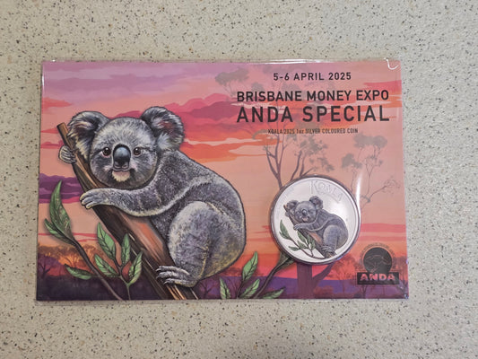 Coloured Koala 1oz ANDA Brisbane 2025