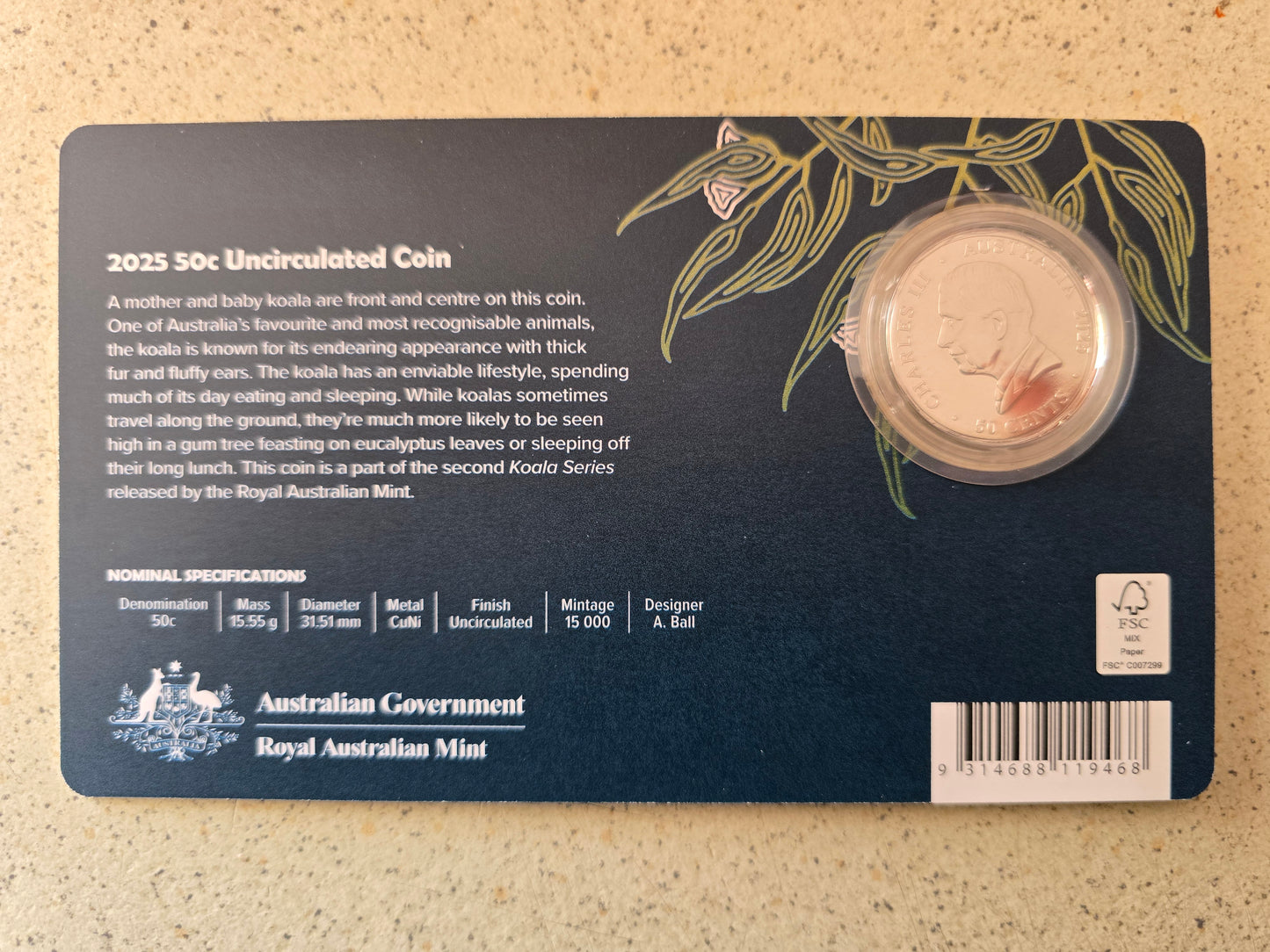 Koala Series 50c 2025