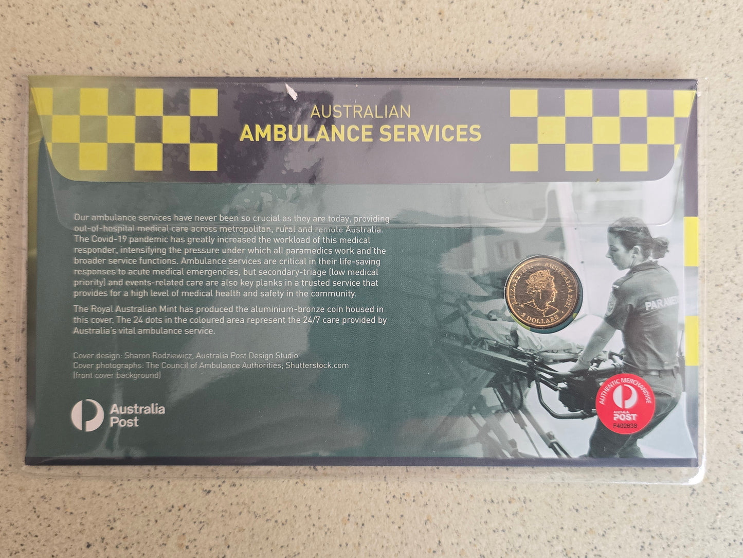 Canberra Coin & Stamp Show Supporters PNC Ambulance 2022, Silver OVP Only