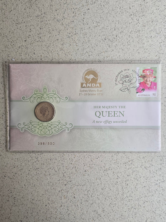 Queen Elizabeth New Effigy 2018 ANDA Sydney PNC