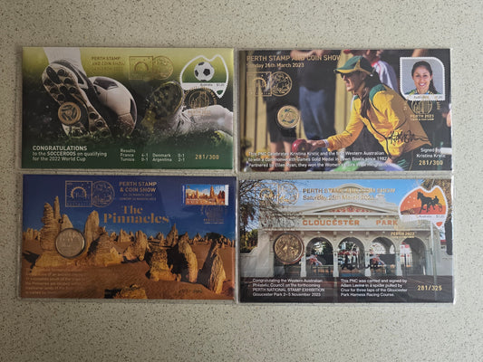 Perth Stamp & Coin Show PNC Set Issue 2023