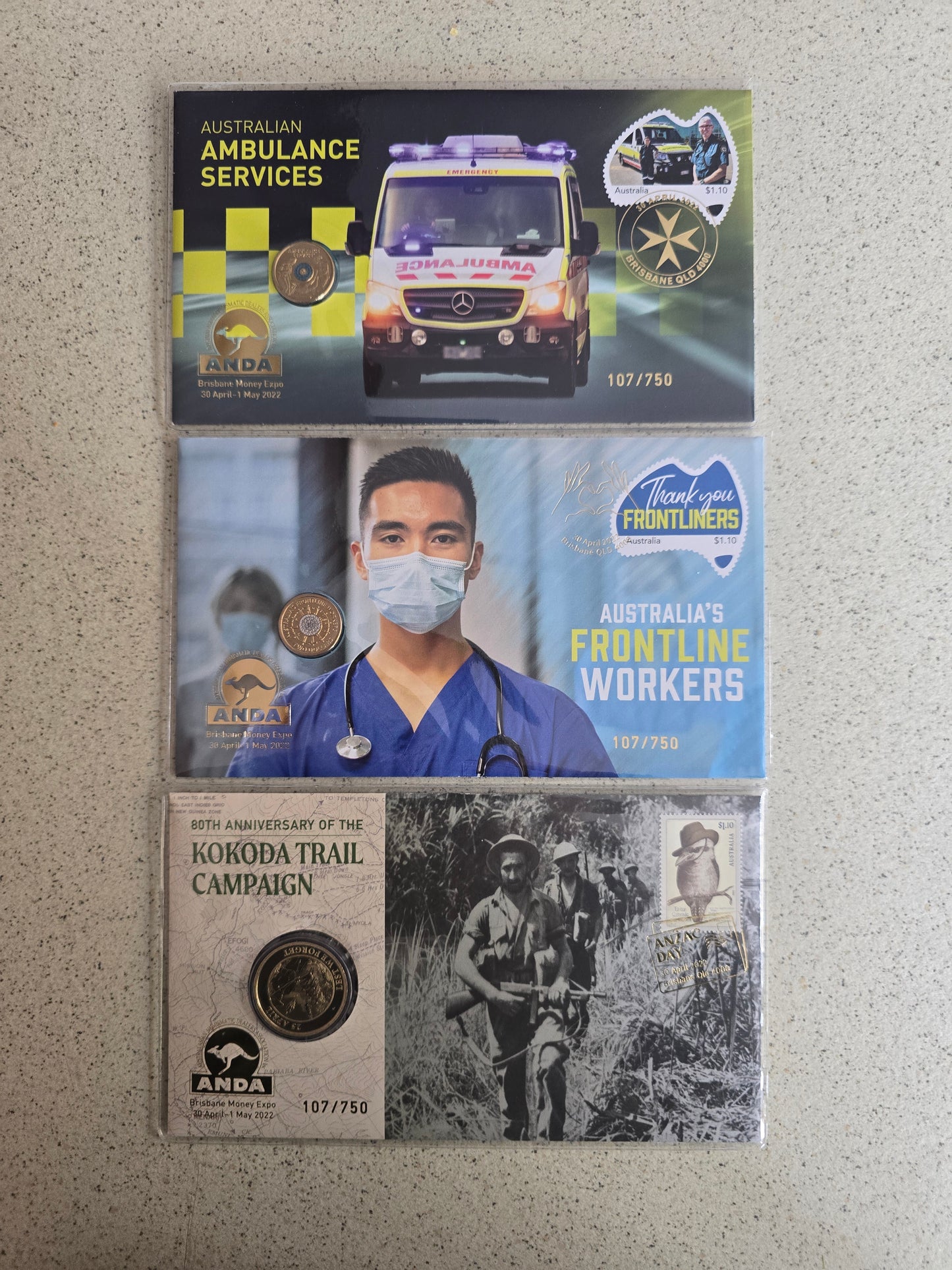 Brisbane ANDA 2022 PNC Set (ambulance, frontline, kokoda)