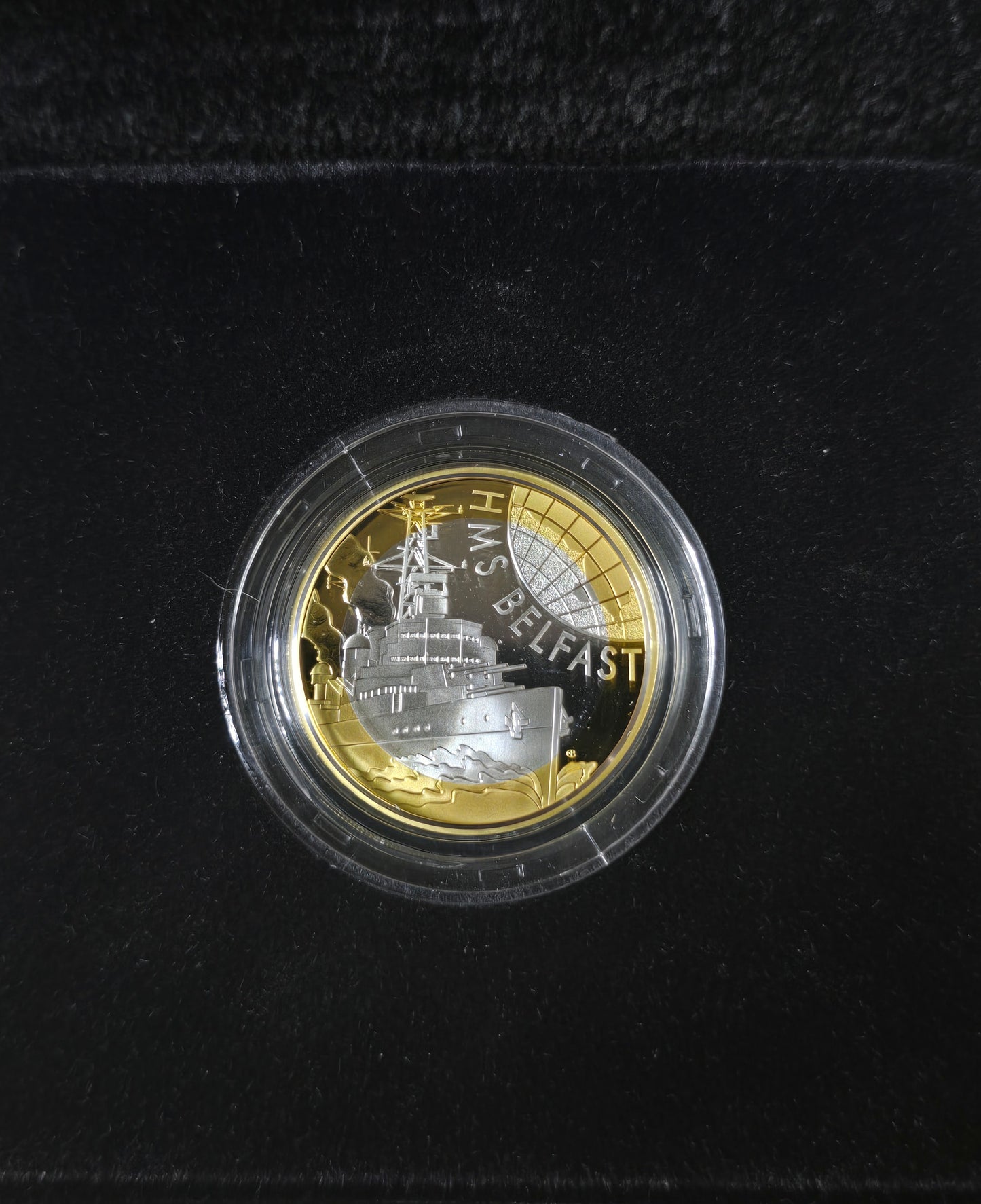 HMAS Belfast £2 Silver Proof 2024, UK Royal Mint