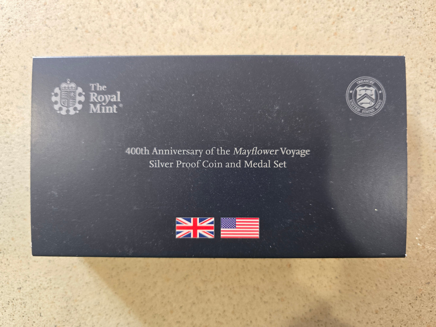 Mayflower 400th Anniversary UK/USA (1oz coin and medal set)