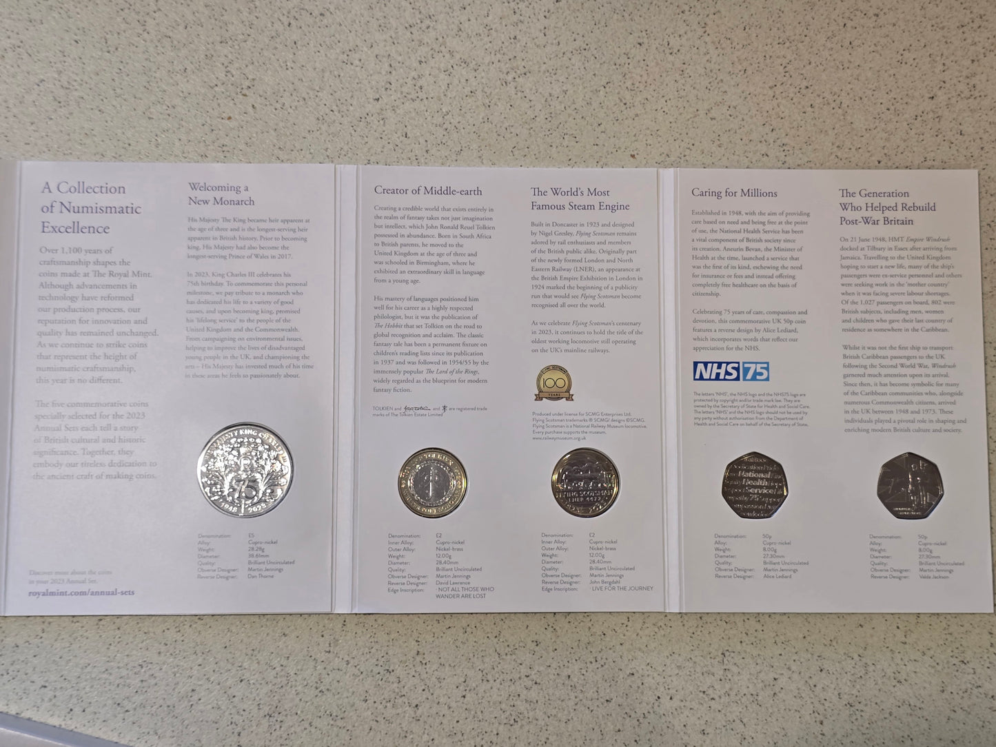 2023 UK Royal Mint Commemorative Set