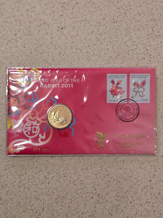 Lunar Rabbit Royal Philatelic Overprint 2011