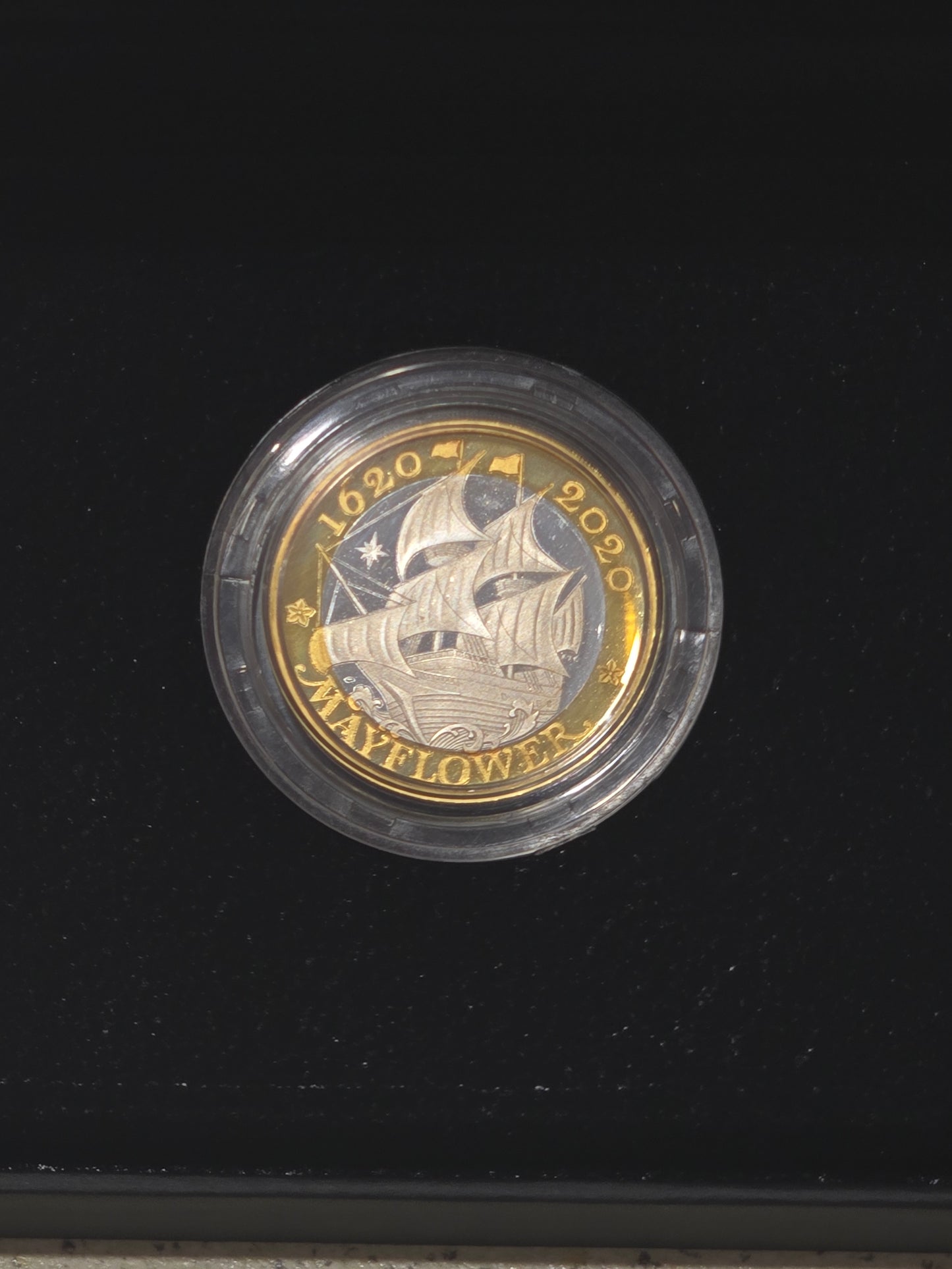 New Horizons - Mayflower 400th Anniversary silver proof £2 UK 2020