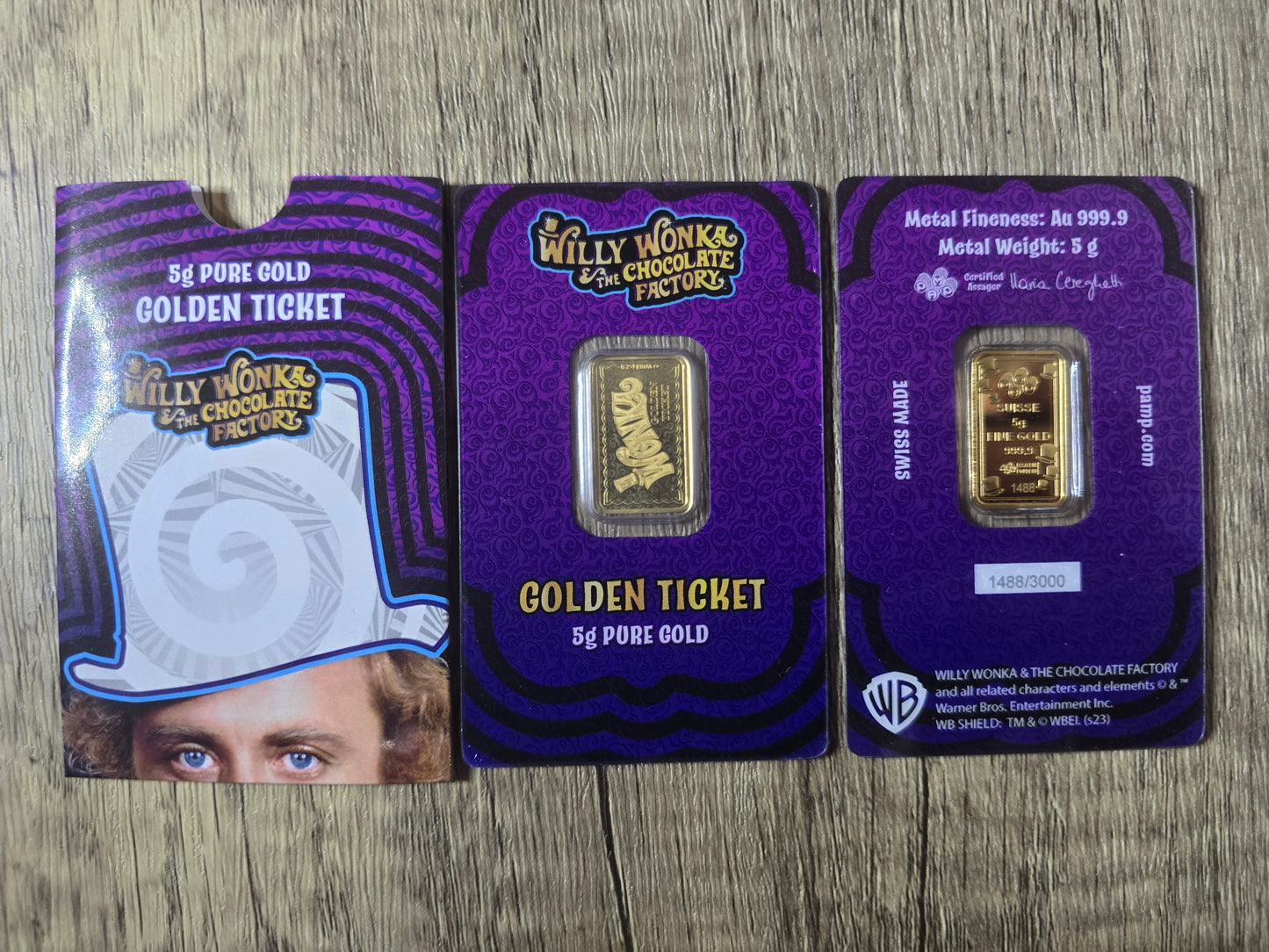 WillyWonka 5g golden ticket