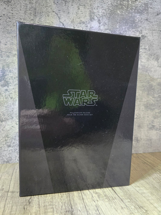 StarWars Millennium Falcon 4 x 1oz Proof Set 2011 NZMint