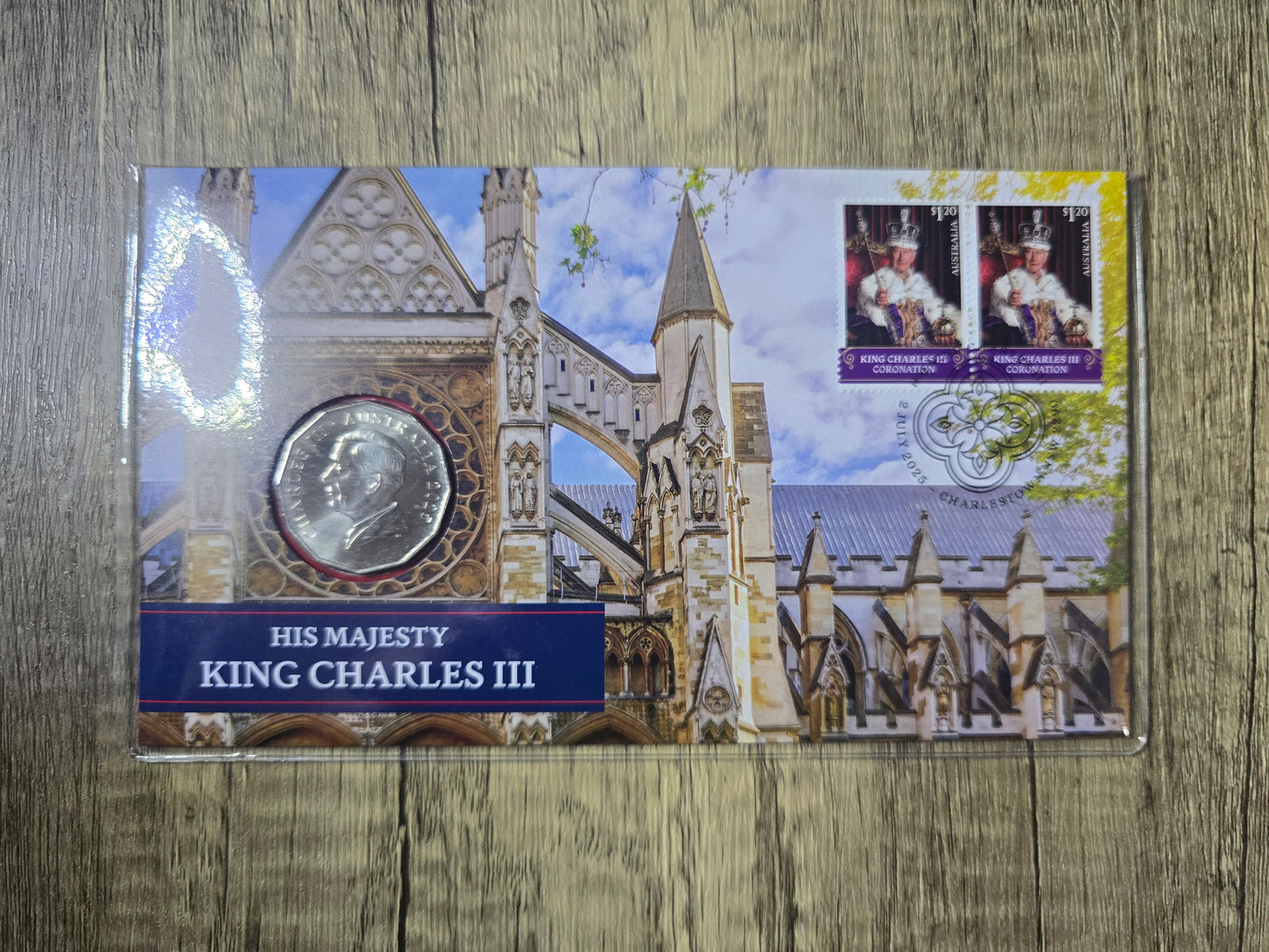 King Charles III 50c PNC 2025