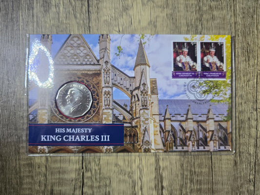 King Charles III 50c PNC 2025