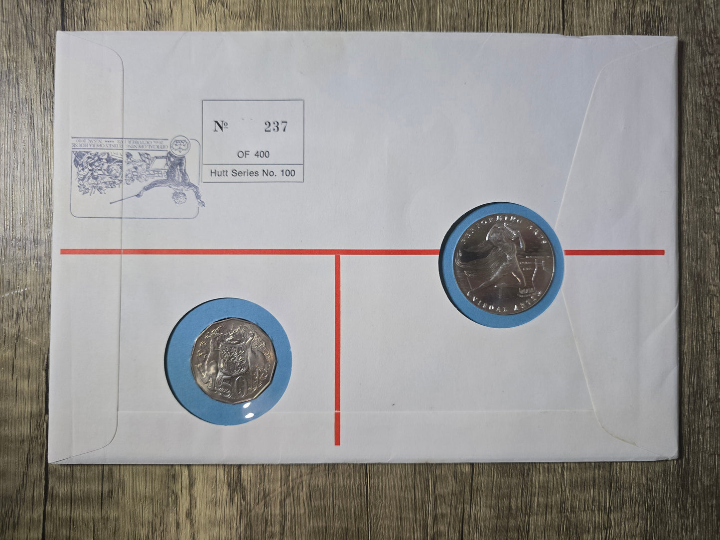 Hutt Commemoratives 1973 Opera House 50c PNC