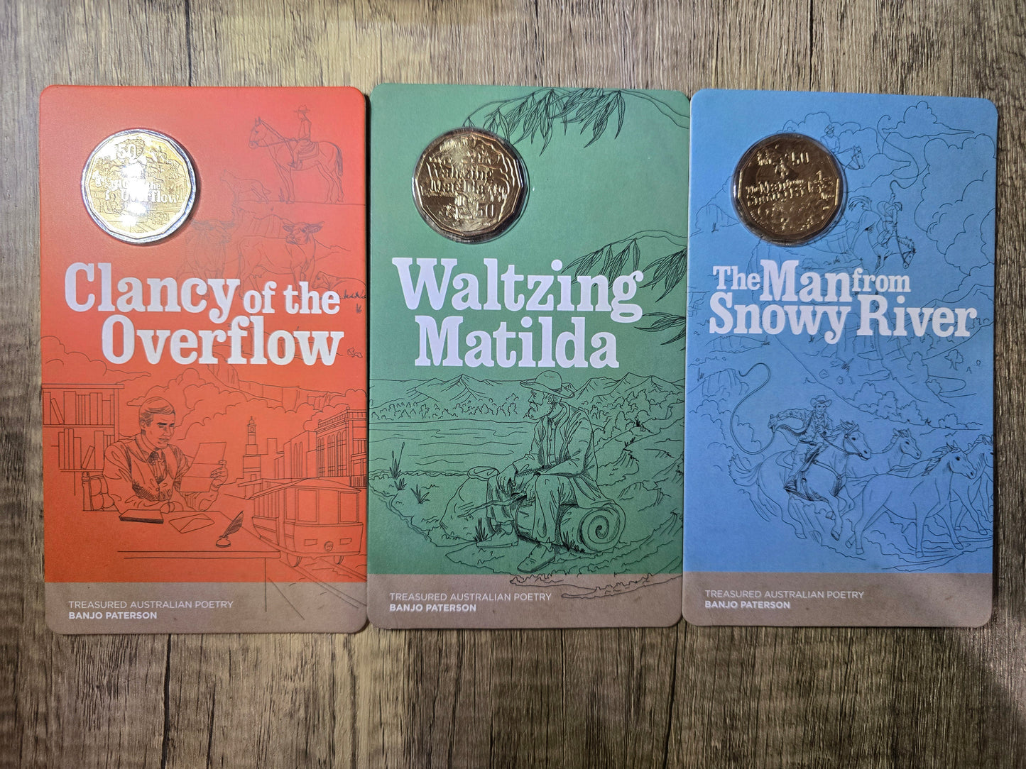 Banjo Patterson 50c (various 50c)