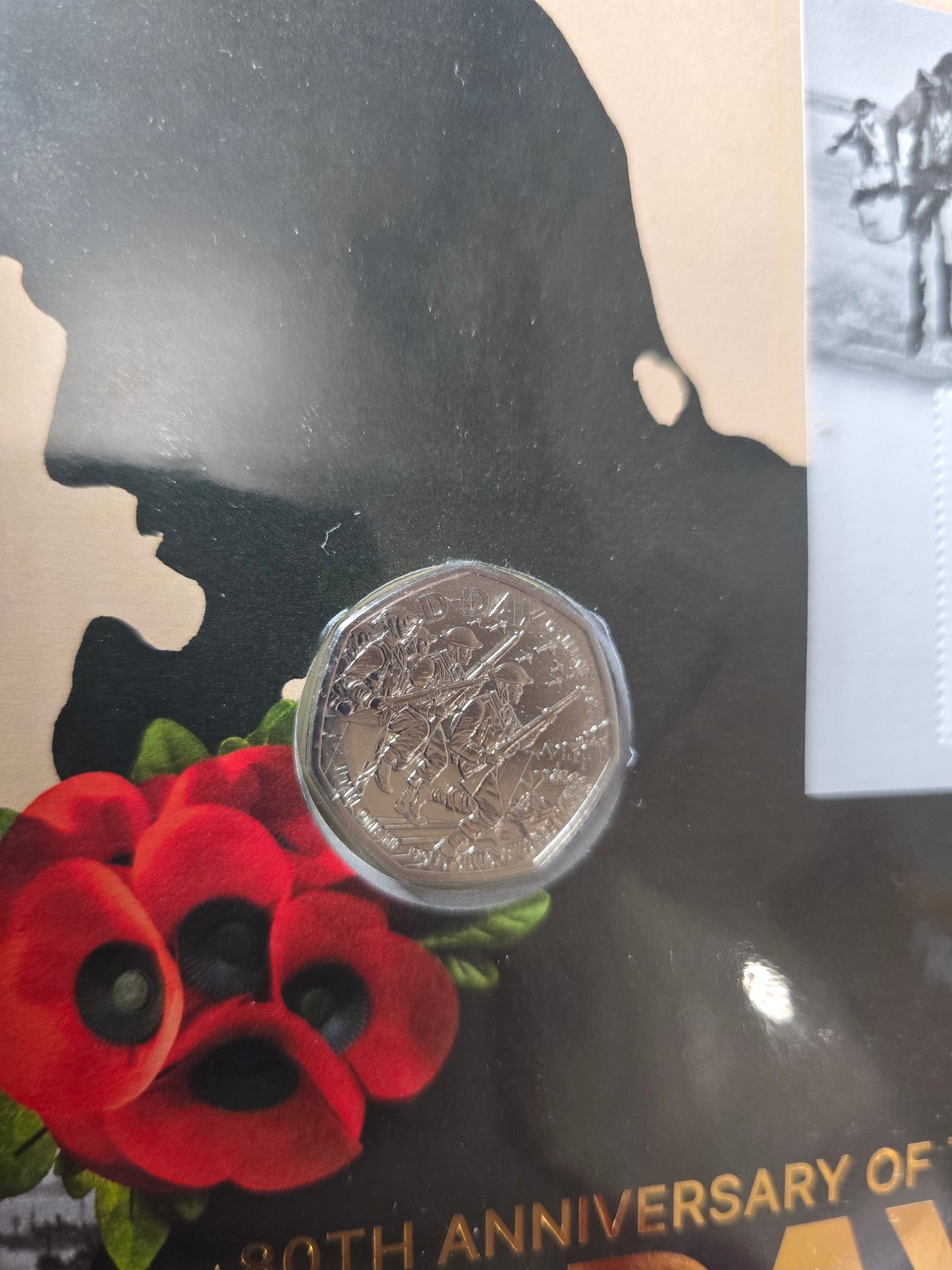 80th Anniversary of D-Day Landings (1944-2024) 50p Impressions PNC