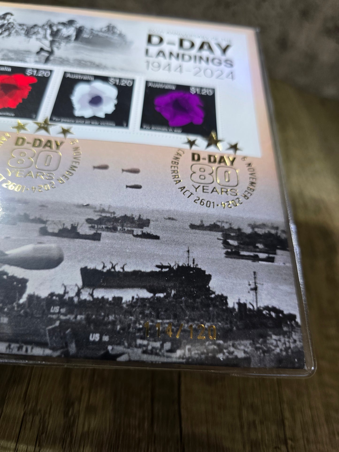 80th Anniversary of D-Day Landings (1944-2024) 50p Impressions PNC