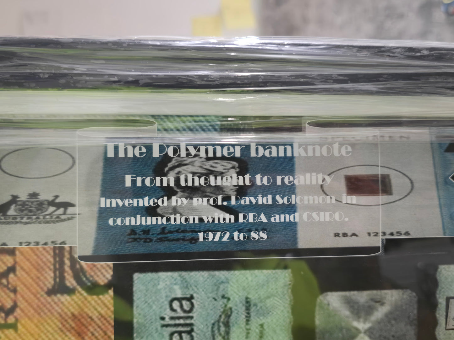 $10 1988 Bicentennial Polymer Banknote, Signed: Professor David Solomon 4/8 (2014, CWA)