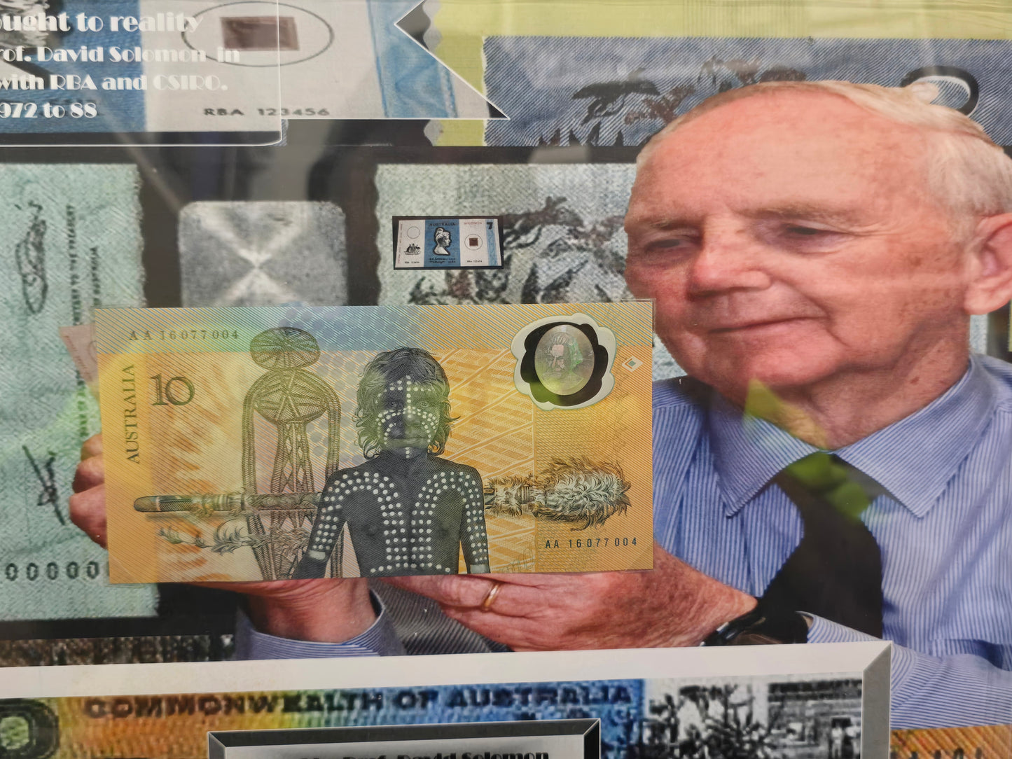 $10 1988 Bicentennial Polymer Banknote, Signed: Professor David Solomon 4/8 (2014, CWA)