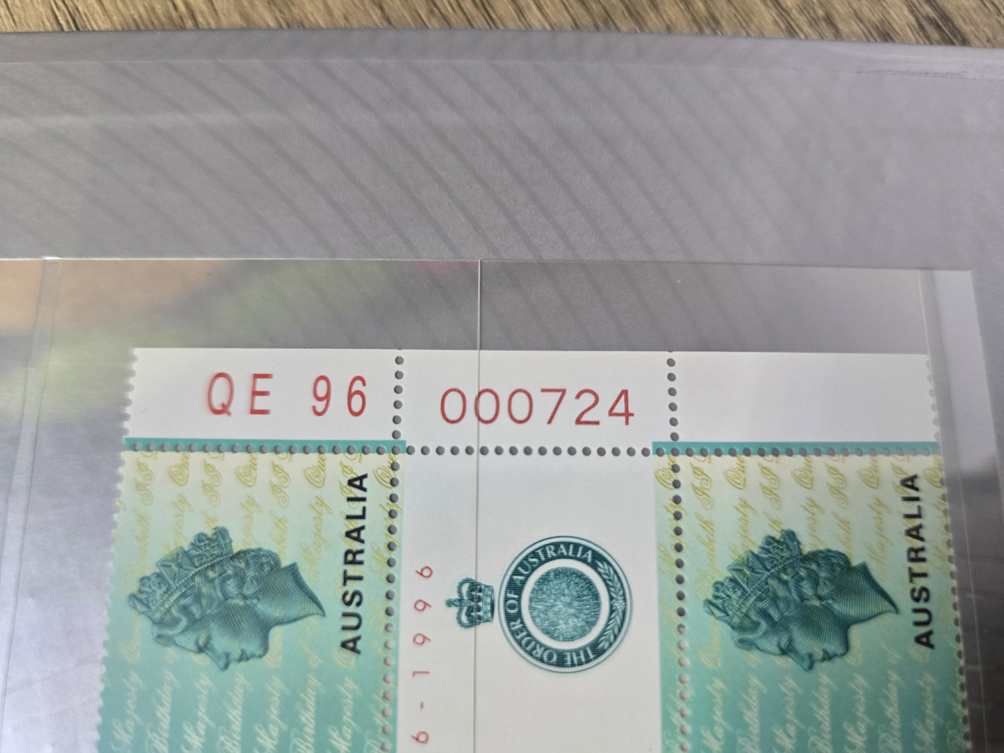 30years of Decimal Currency $5 Folder 1996 (red serial)