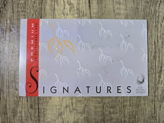 Signatures $5 Premium Folio 1996 (red serial)