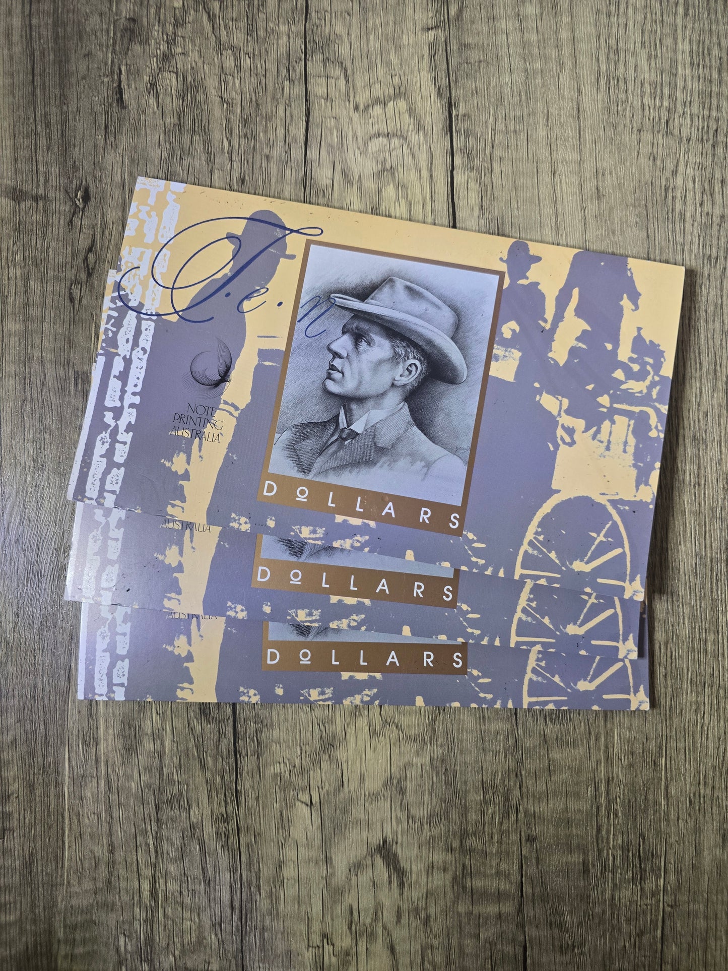 $10 NPA 1993 (consecutive run of 3 folios)