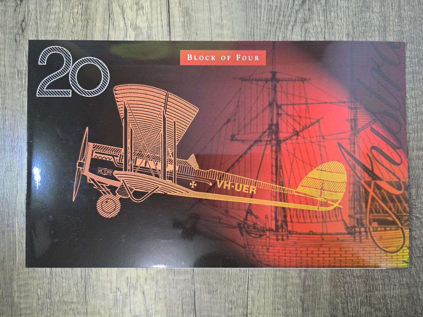 $20 Block of Four 1998 NPA Folio (Red Serial)