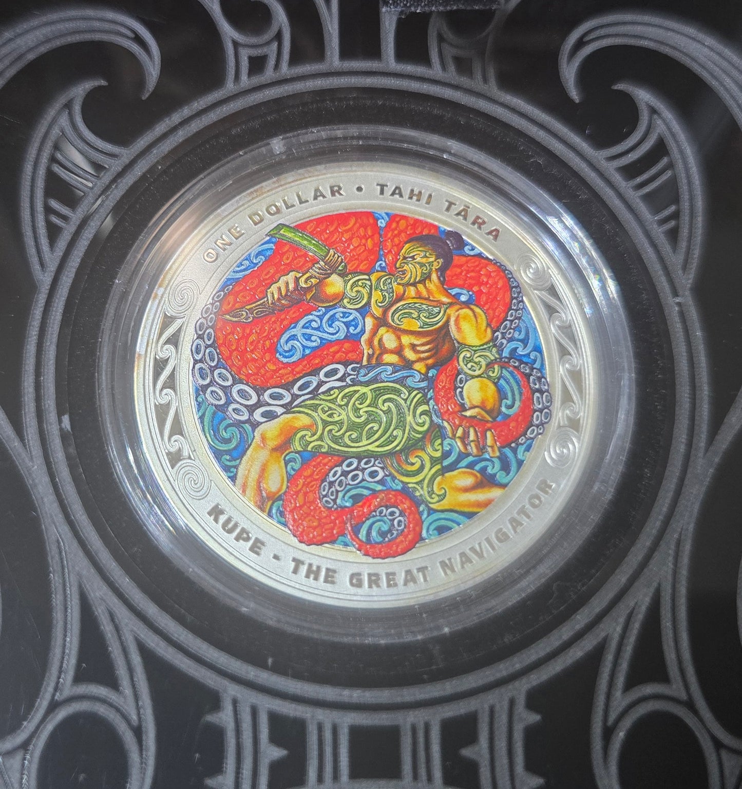 New Zealand Kupe Warrior coloured proof set 2019