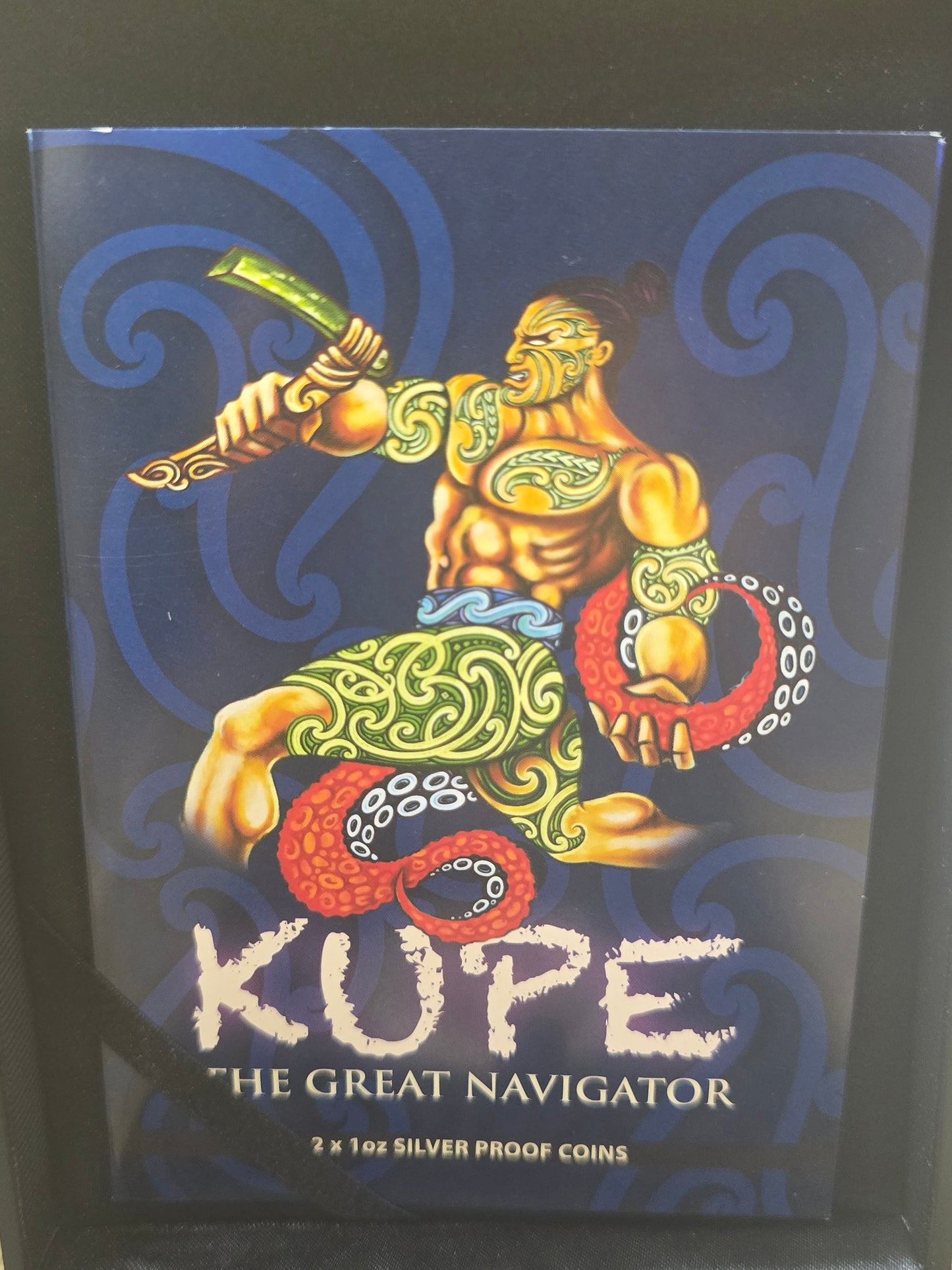 New Zealand Kupe Warrior coloured proof set 2019