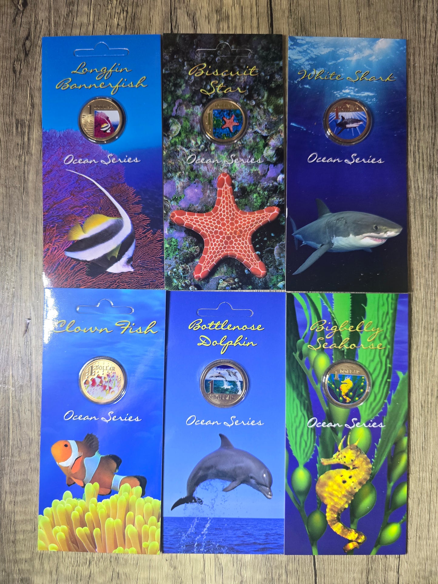 Ocean Series $1 (6 card set)