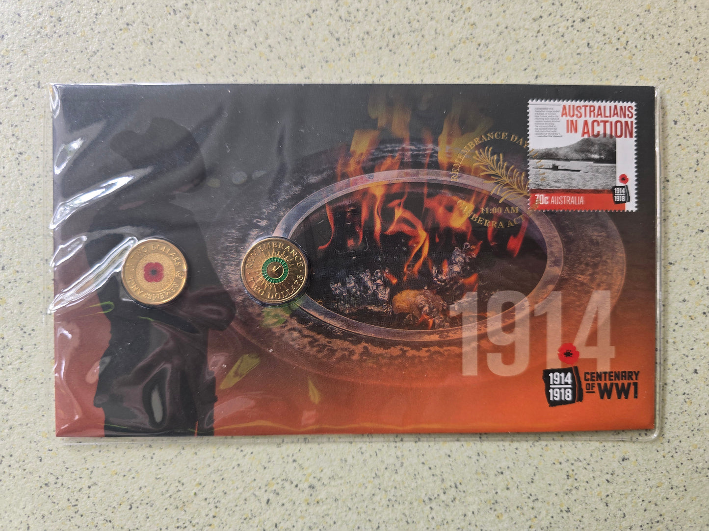 Remembrance Poppy-C/Dove $2 2014 Impressions