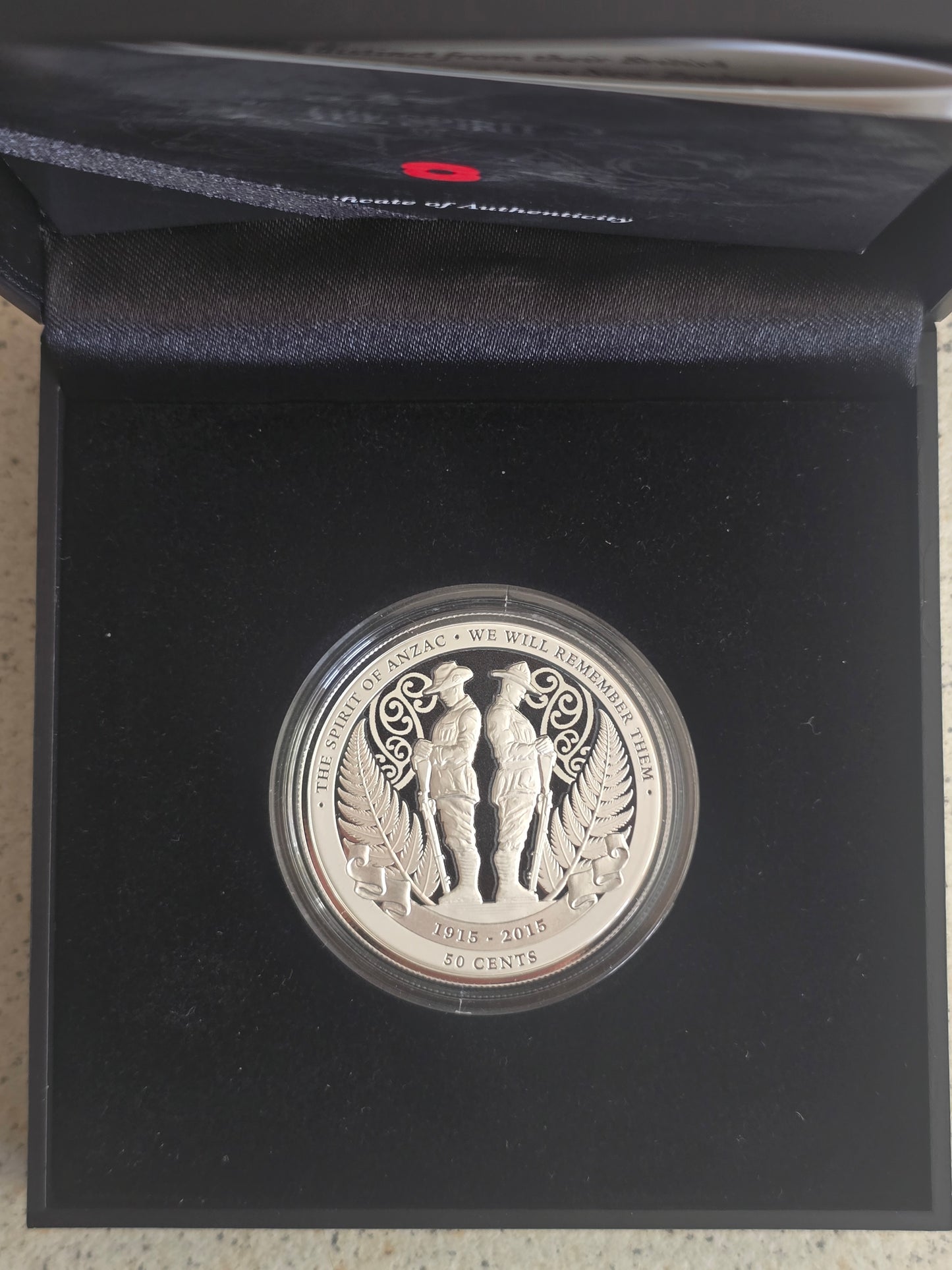 Spirit of the ANZAC 2015 New Zealand 1oz