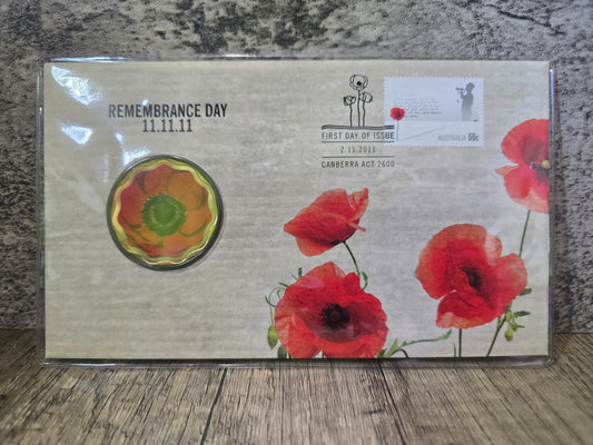 2011 Poppy Remembrance $5 PNC