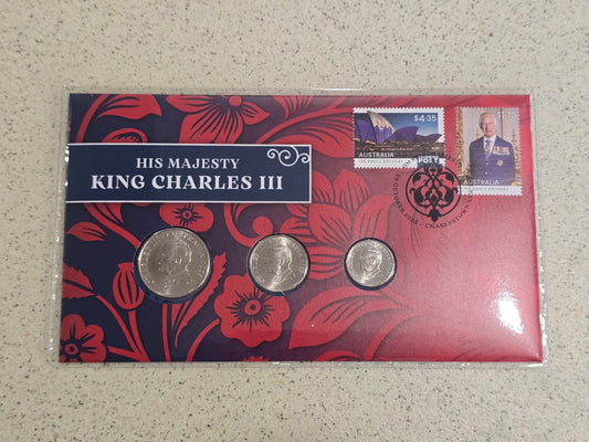 King Charles 5c-10c-20c pnc 2025