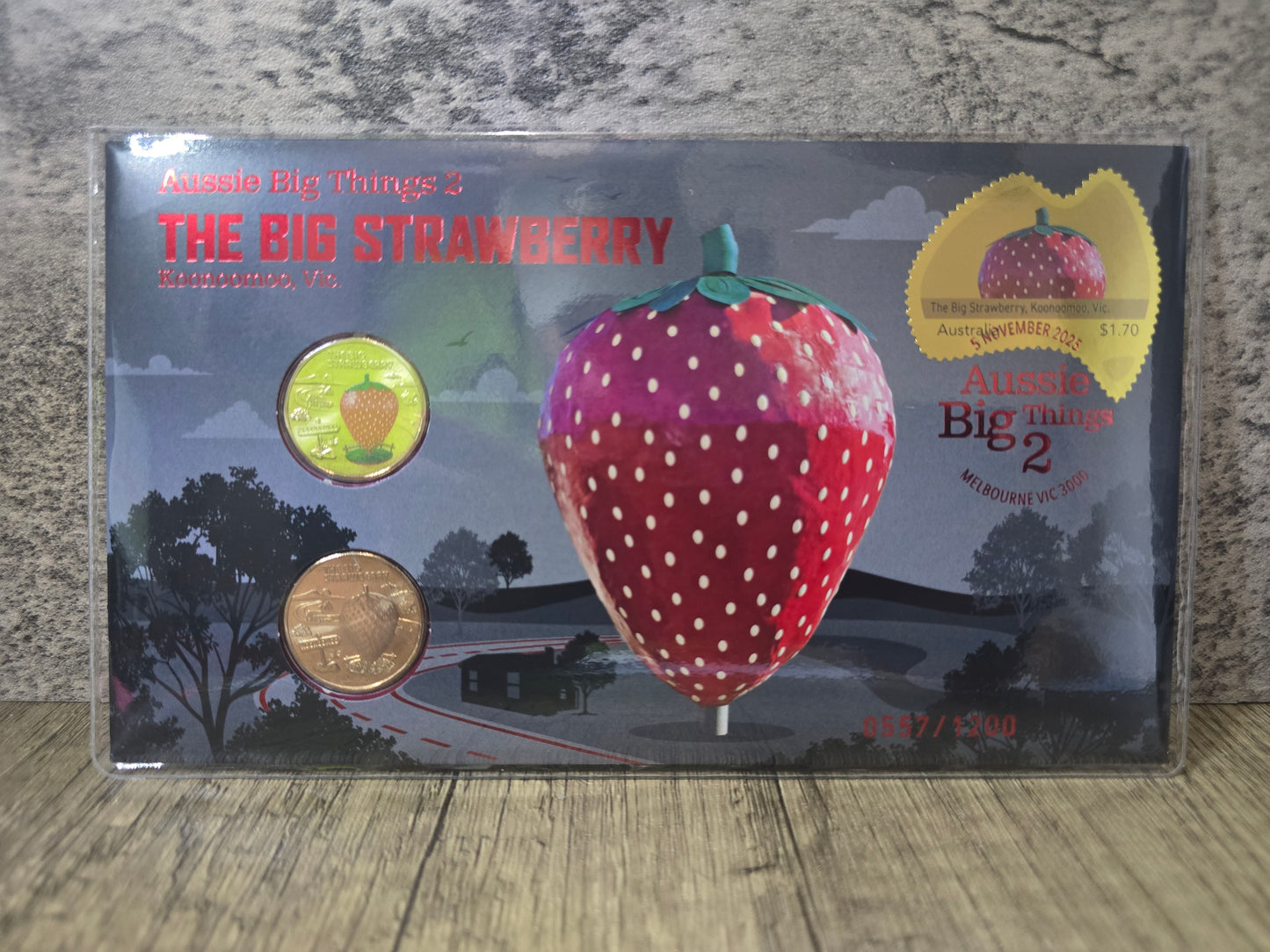 Strawberry 2-coin $1 Impressions pnc 2025 🍓