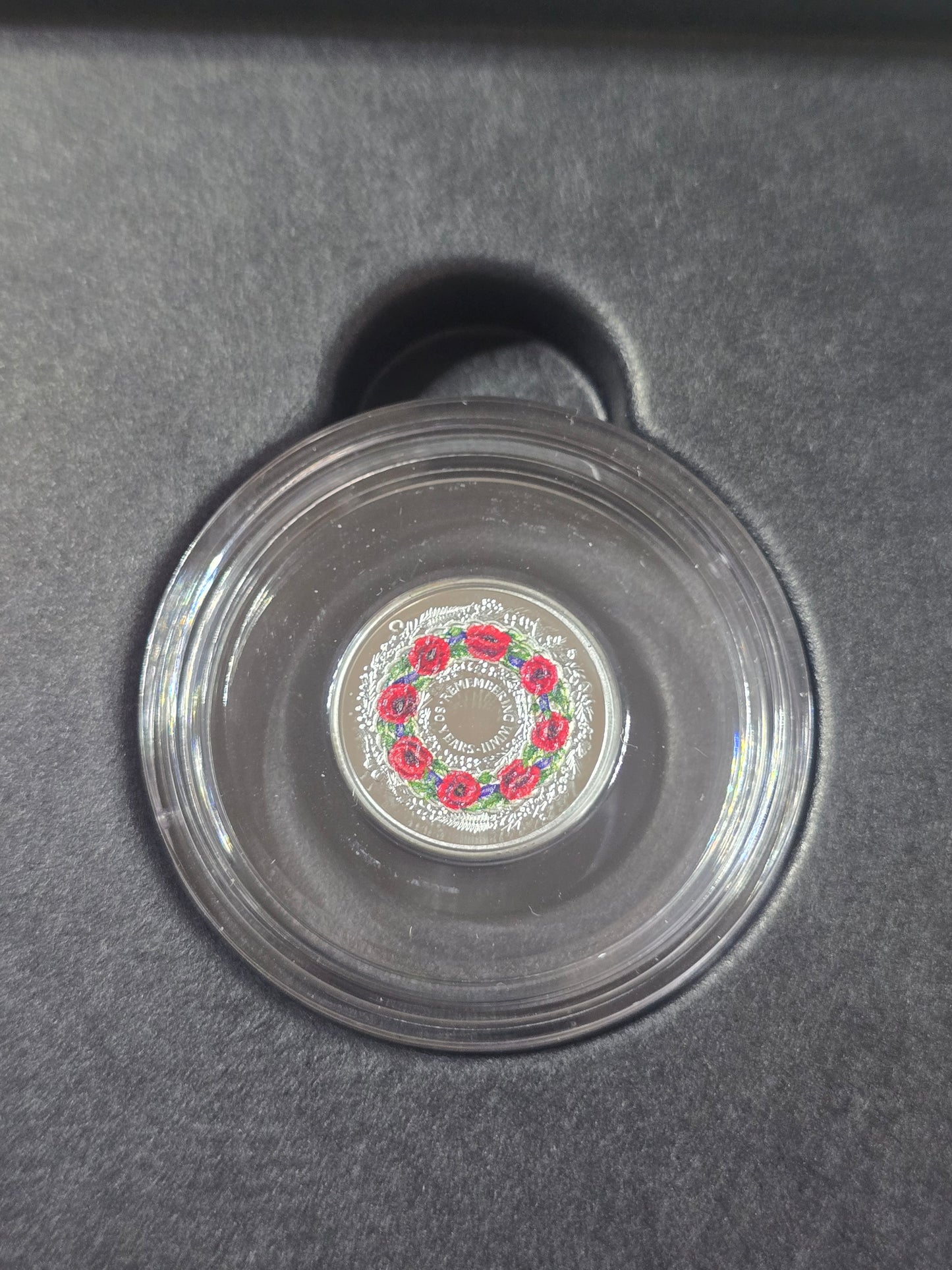 80th Anniversary The End of WW2 $2 Poppy Wreath Silver Proof C-Mint