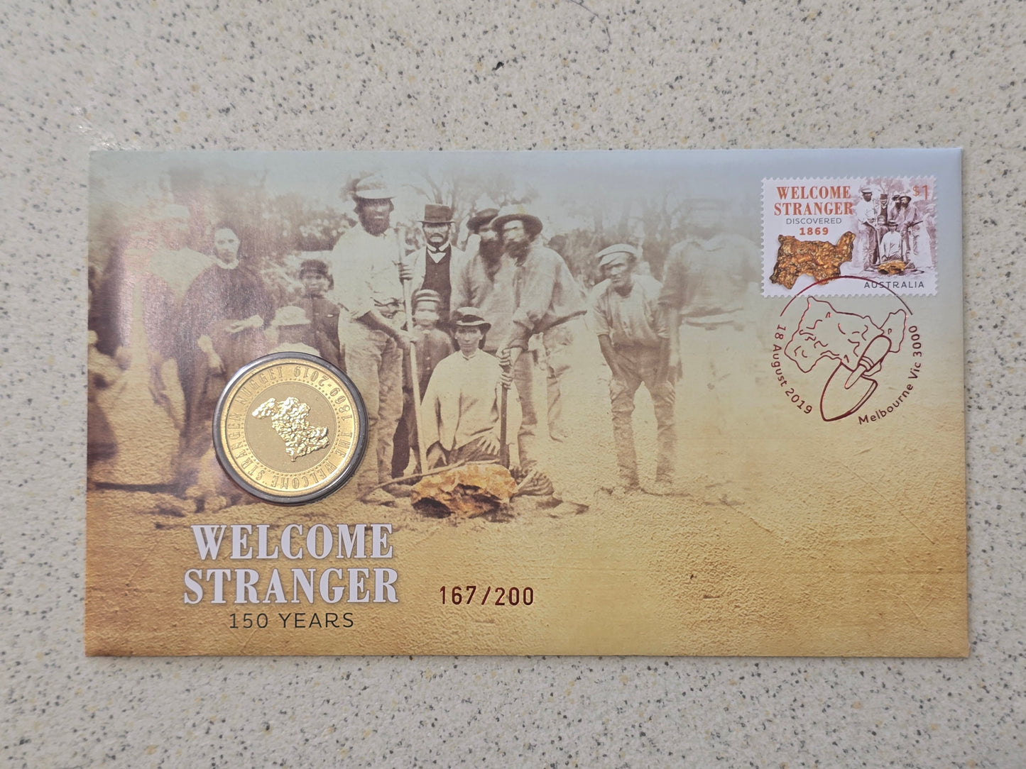 Welcome Stranger $1 Melbourne Money Expo 2019 (Day 2 pnc)