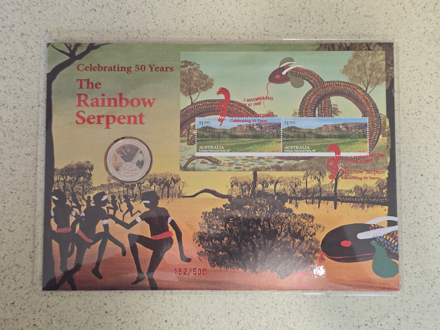 Rainbow Serpent 20c Impressions pnc 2025