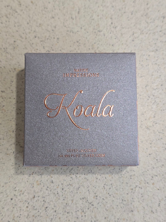 Native Impressions Koala Super Incuse Rose Gold 1oz