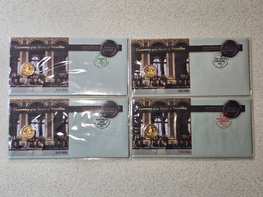 Treaty of Versailles $1 Sydney Show 2019 PNC Set