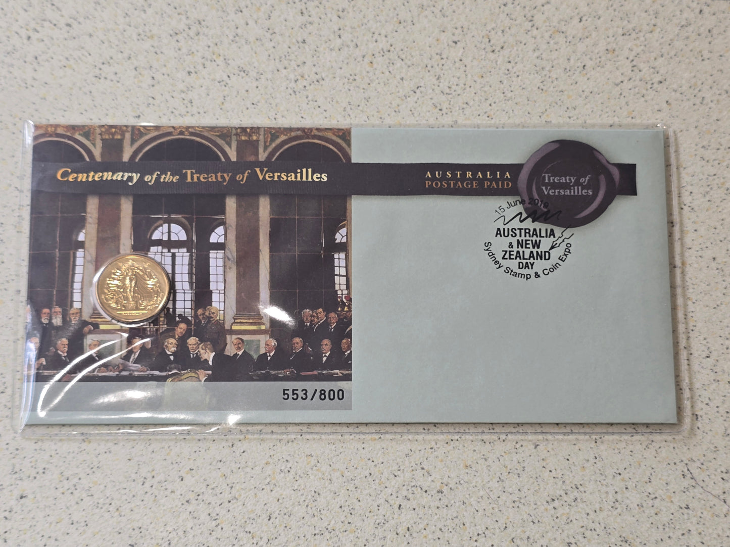 Treaty of Versailles $1 Sydney Show 2019 PNC Set
