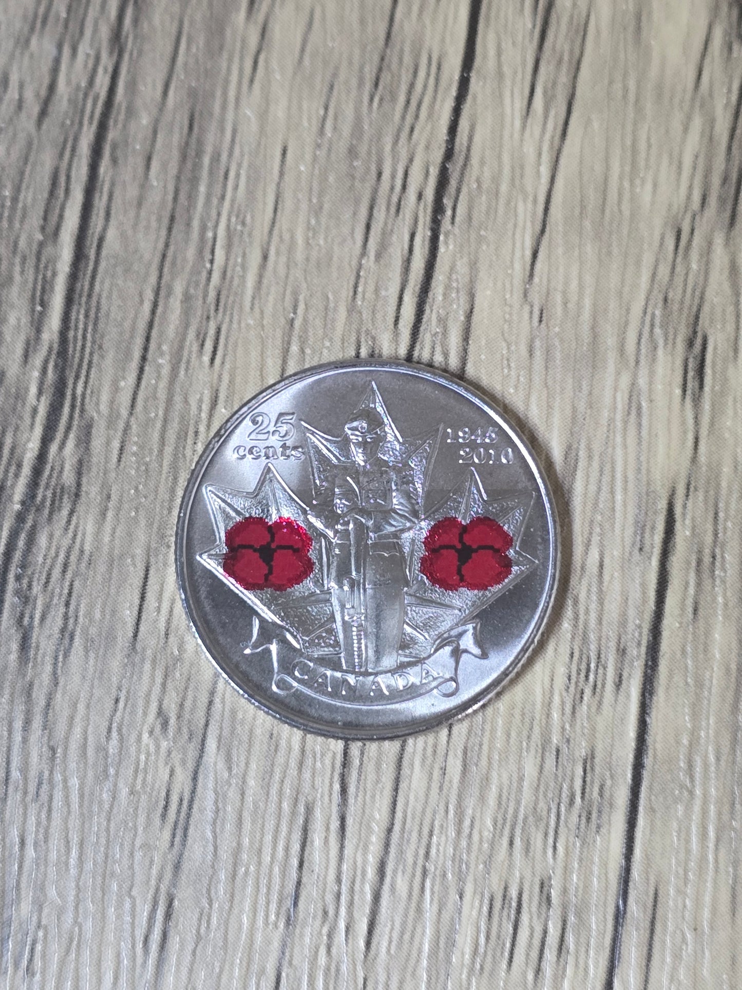 Canada 2010 Quarter - Double Poppy UNC (1945-2010)
