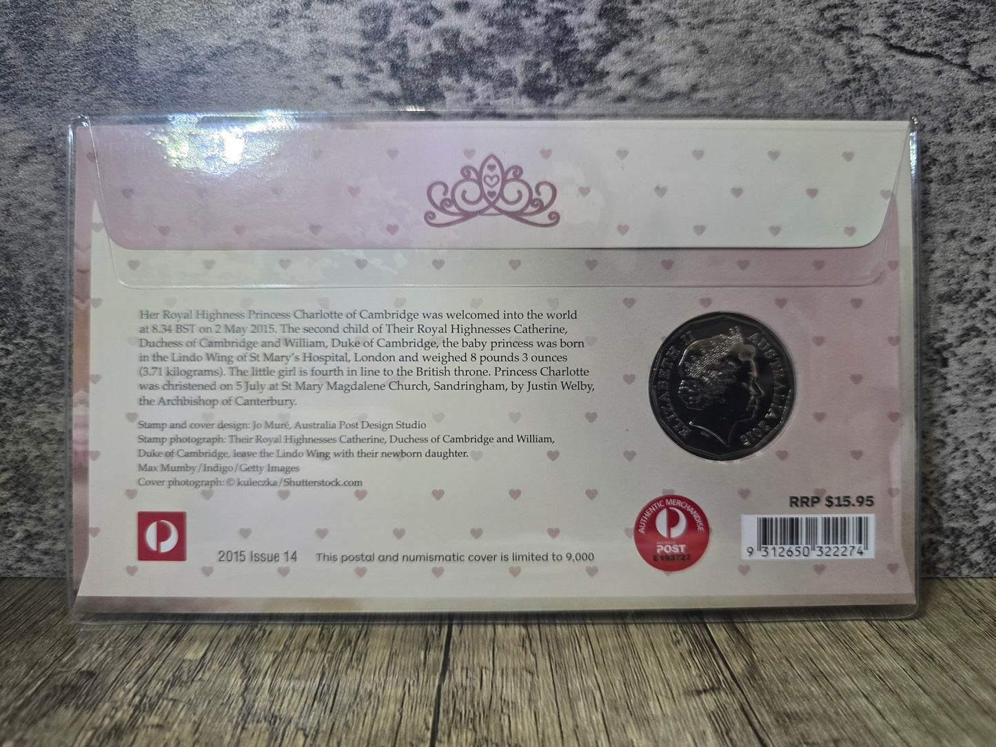 Princess Charlotte 50c PNC