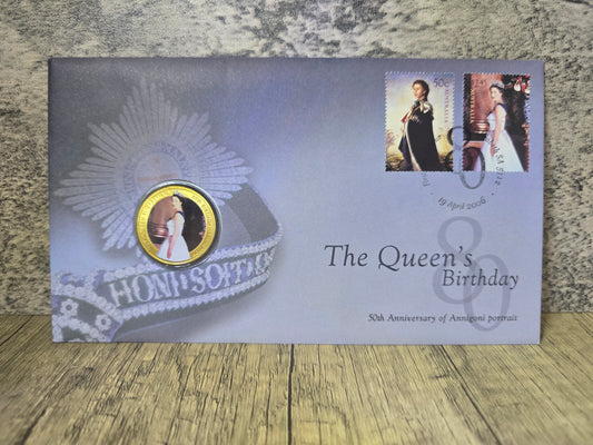 QEII 80th Birthday Annigoni Portrait PNC 2006