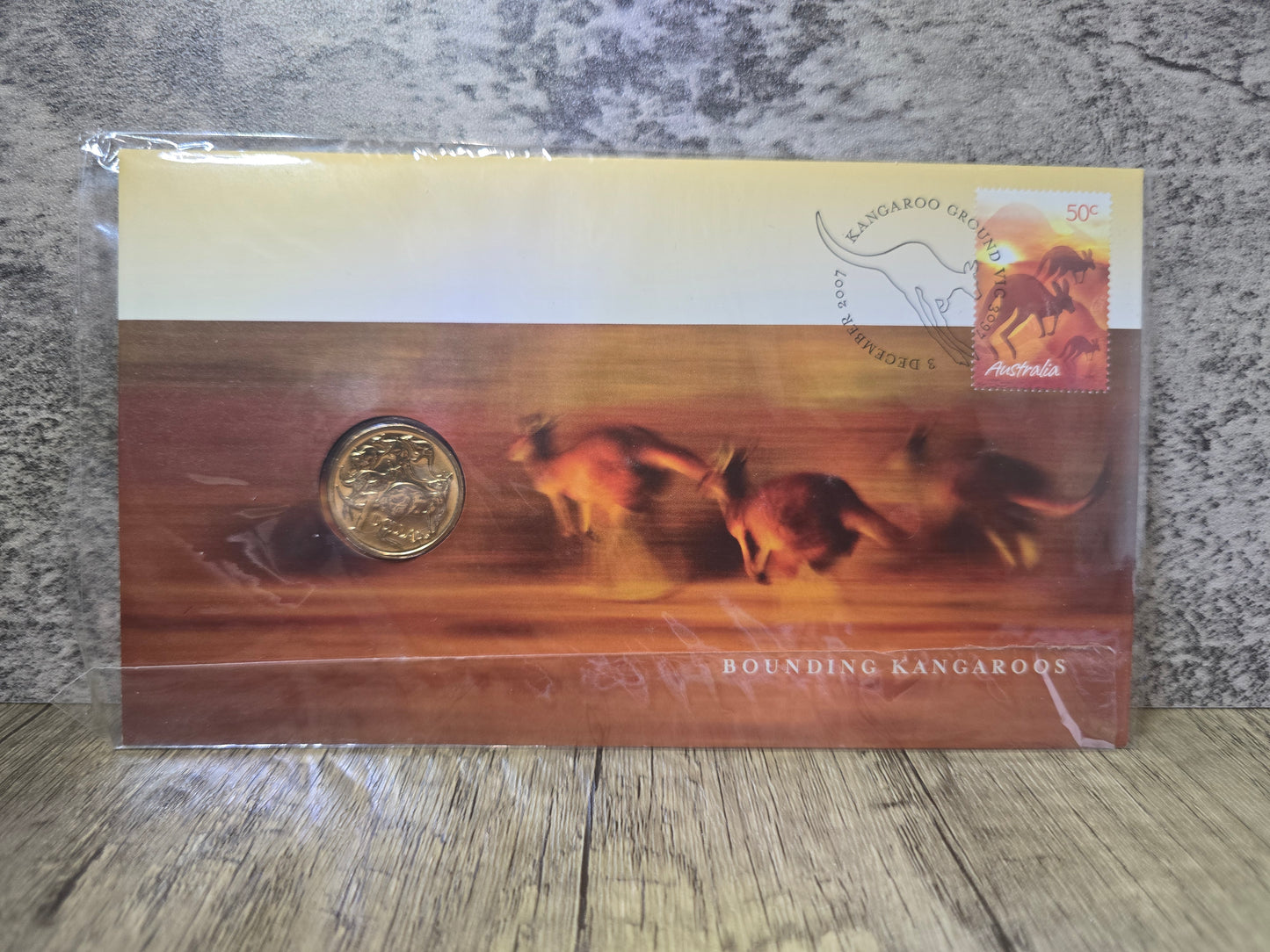 Bounding Kangaroo 2007 $1 PNC