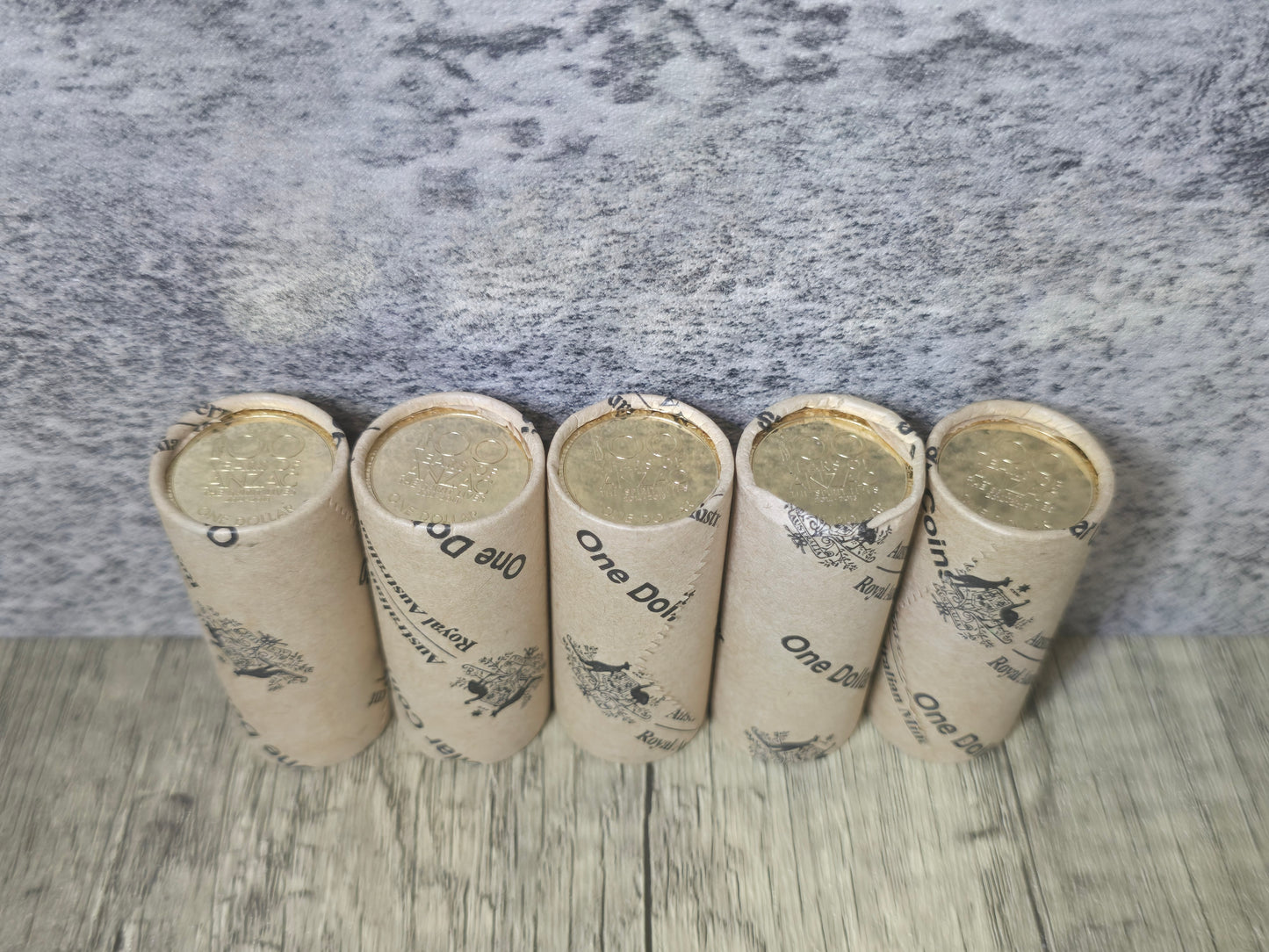 ANZAC 100 years - RAM Roll Set (2014-2018, 5 rolls)